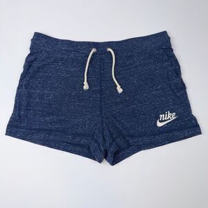Nike Women's Blue Athletic Lounge Shorts Sportswear Athleisure Size M